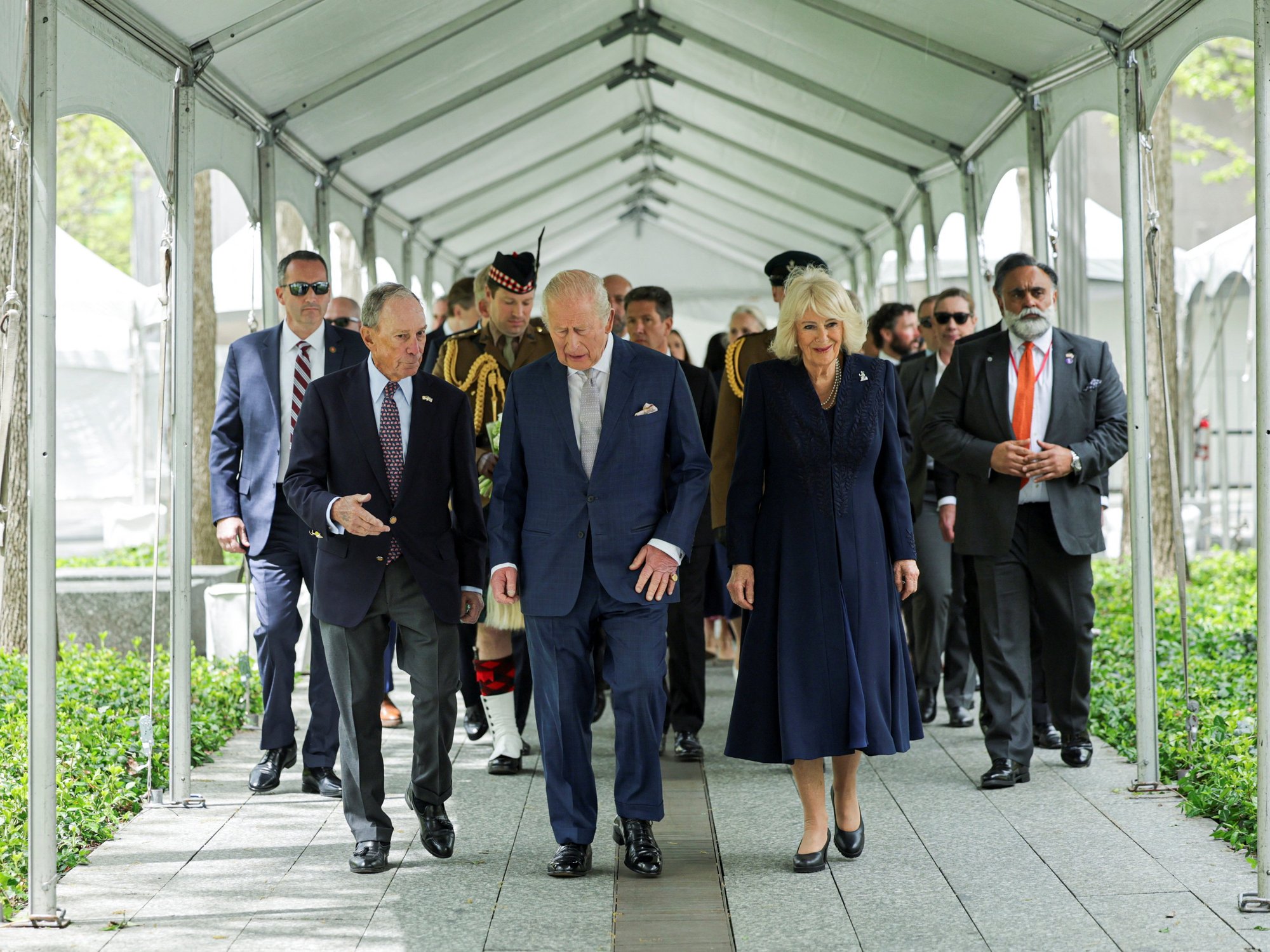 King Charles and Queen Camilla arrive in New York City as Their Majesties visit 9/11 memorial
