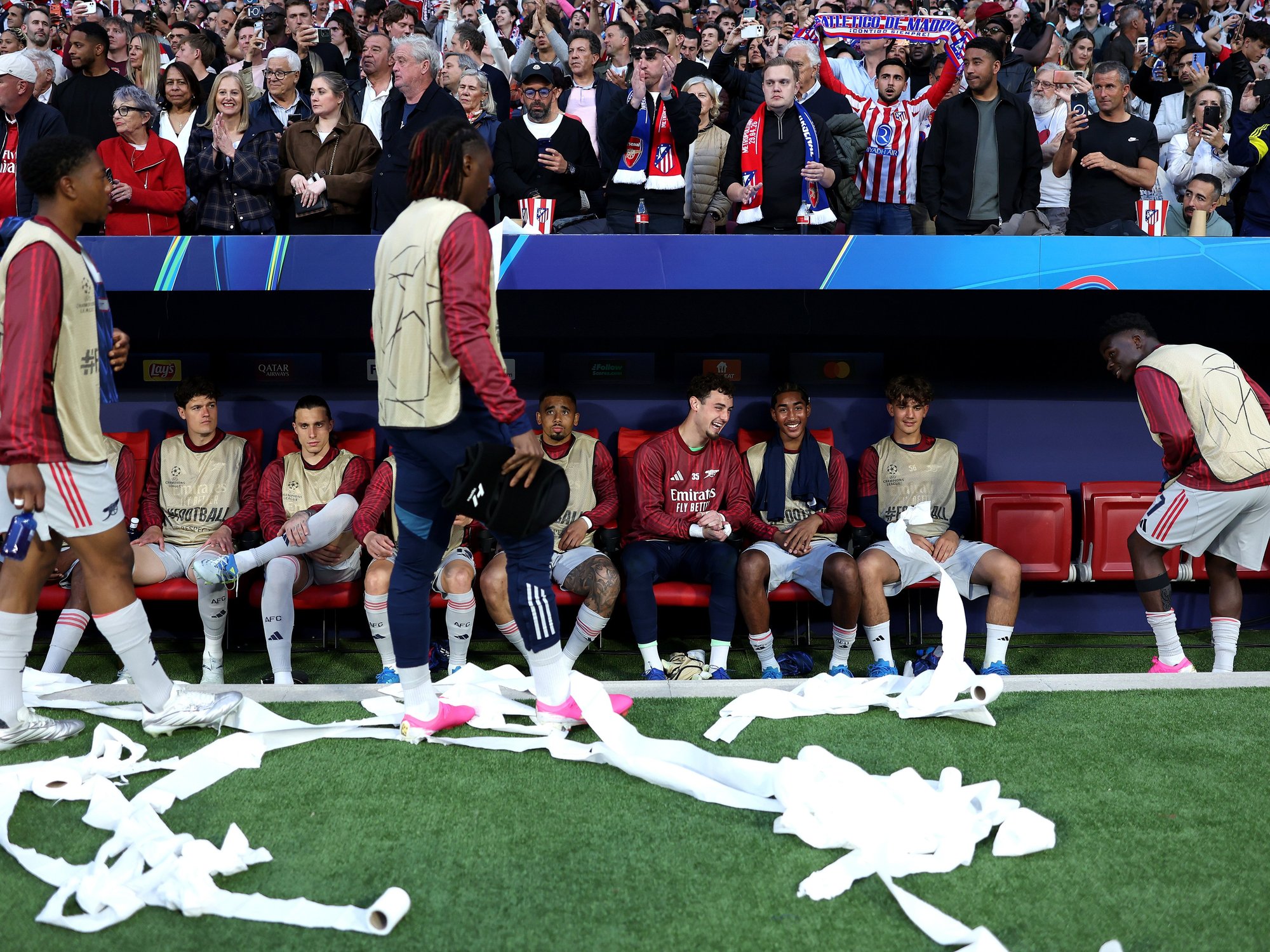 Furious Arsenal staffers tried to delay Champions League clash vs Atletico Madrid minutes before kick-off