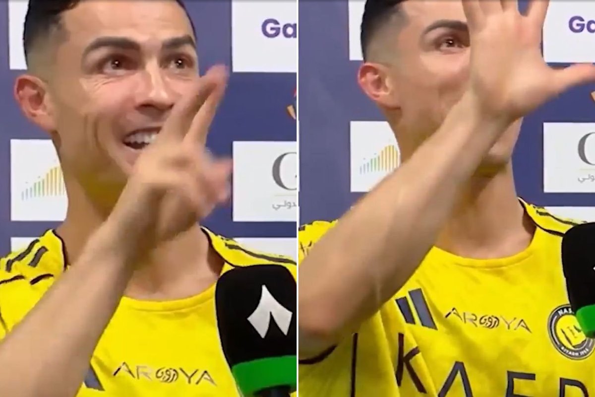Cristiano Ronaldo halts interview to mock rival fans after firing Al-Nassr to key win
