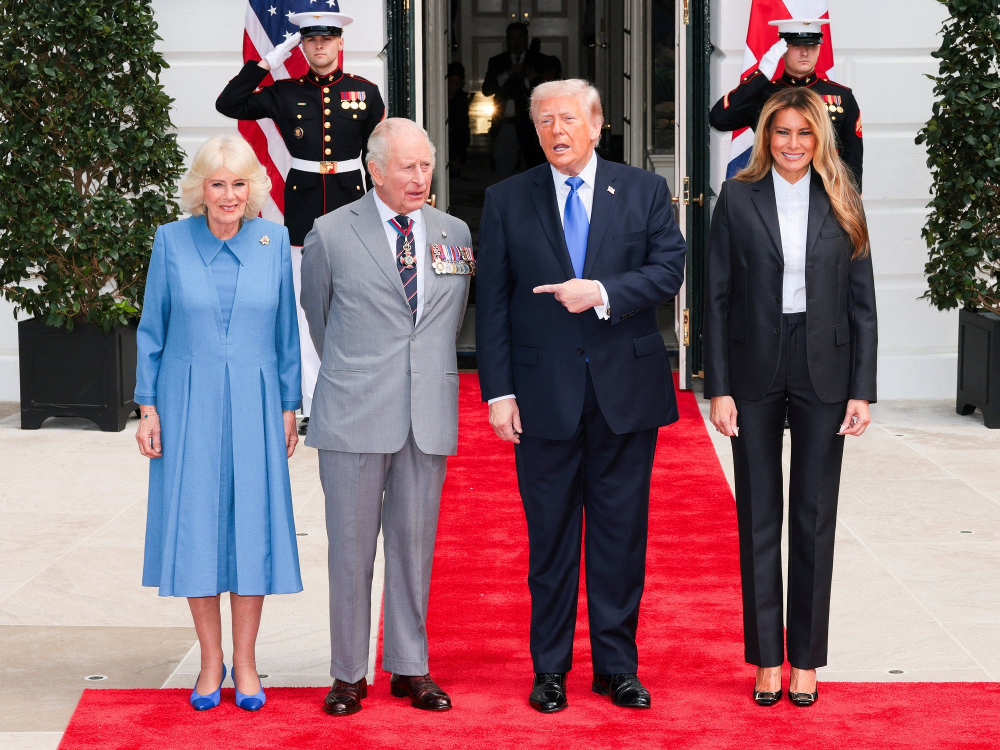 King Charles and Queen bid farewell to Donald Trump and Melania on final day of highly successful...