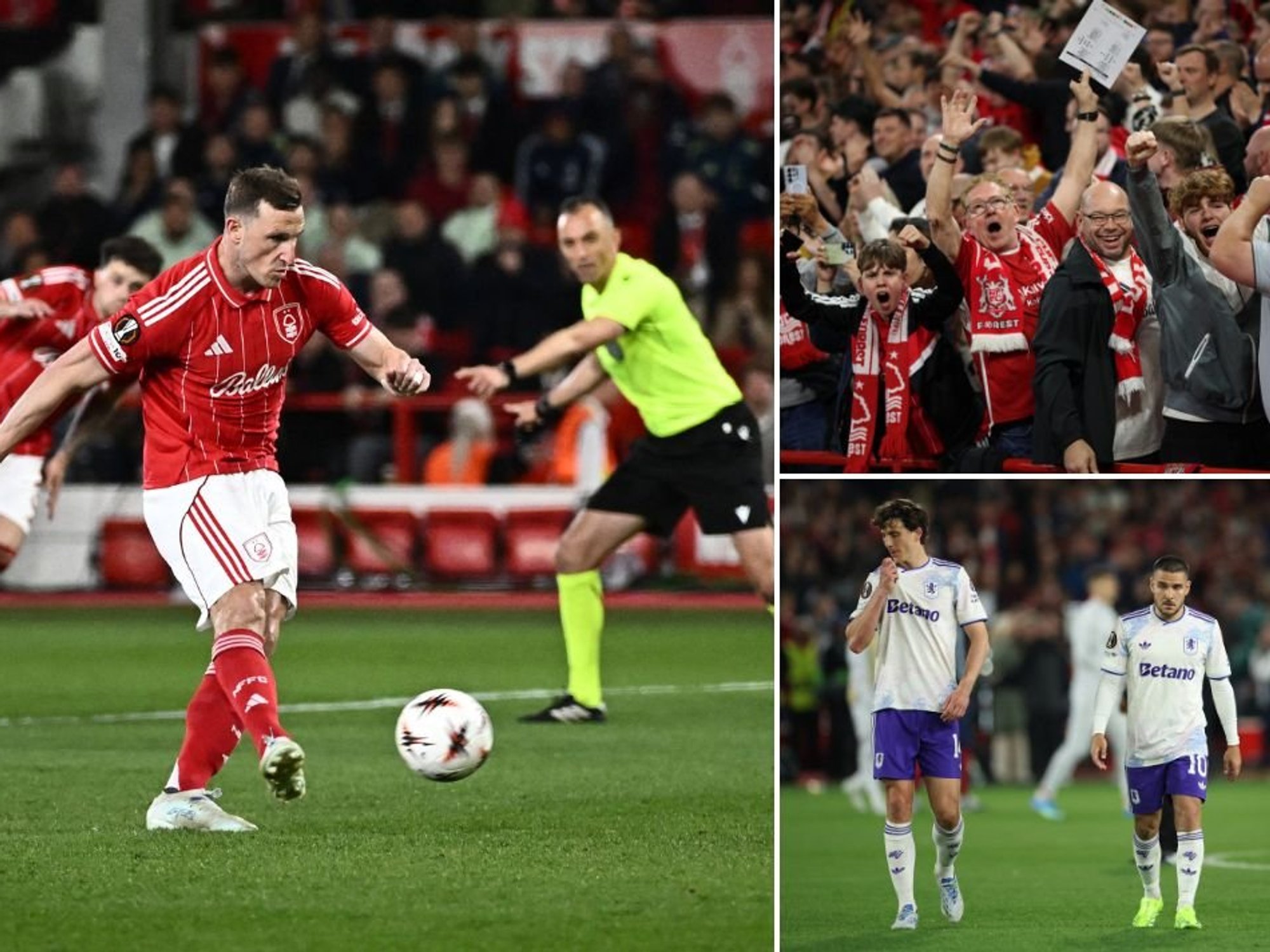 Nottingham Forest draw first blood in Europa League clash against Aston Villa