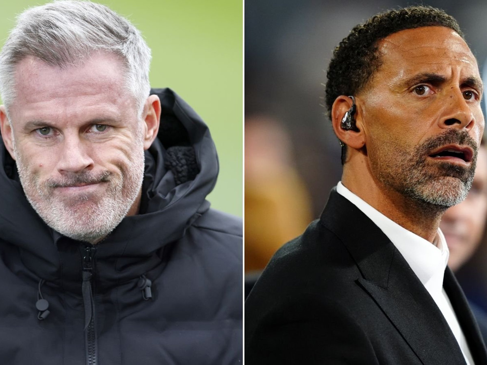Jamie Carragher and Rio Ferdinand feud explodes into life again ahead of Man Utd and Liverpool match