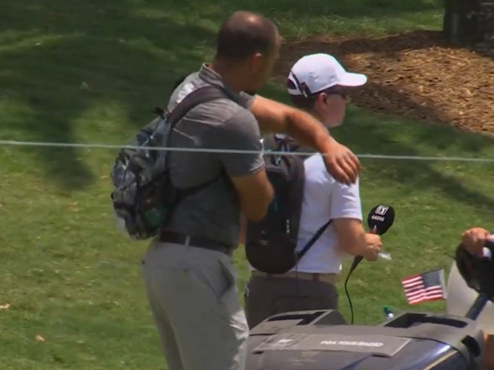 US golfer smashes fan after wayward shot at Cadillac Championship
