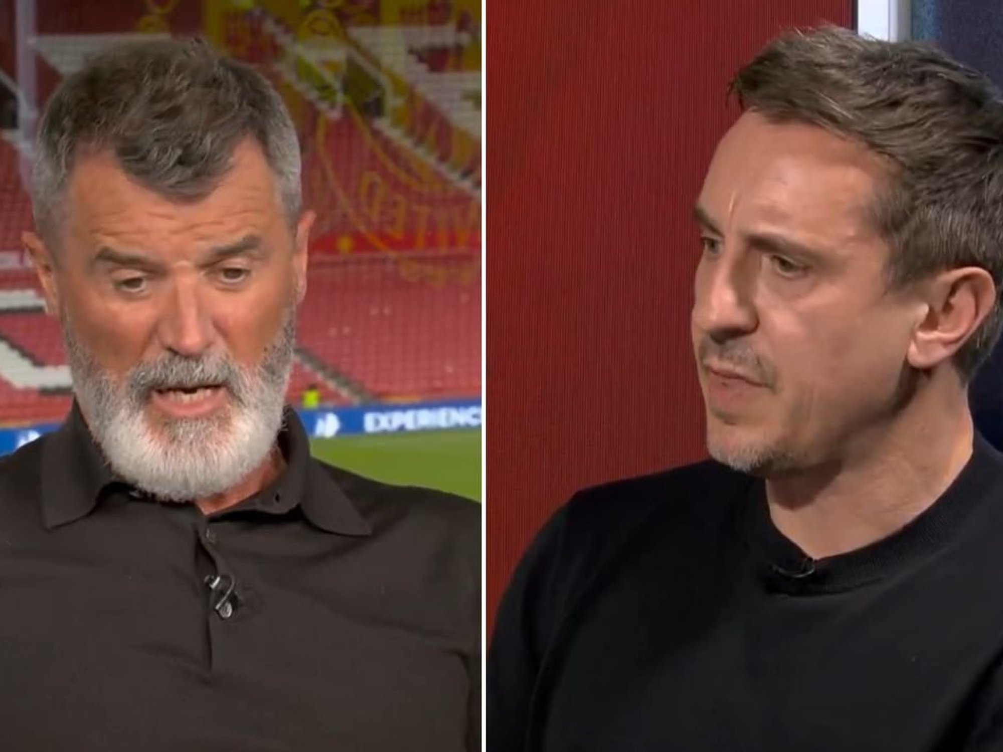 Gary Neville and Roy Keane clash live on Sky Sports over Michael Carrick taking Man Utd job full-time
