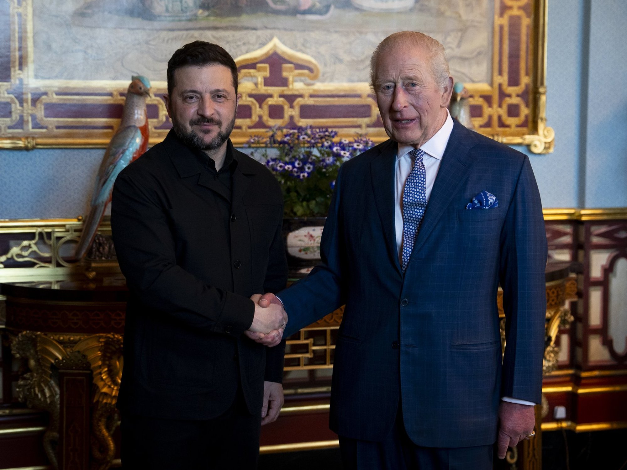 Volodymyr Zelensky issues message to King Charles after monarch's 'strong words' in US