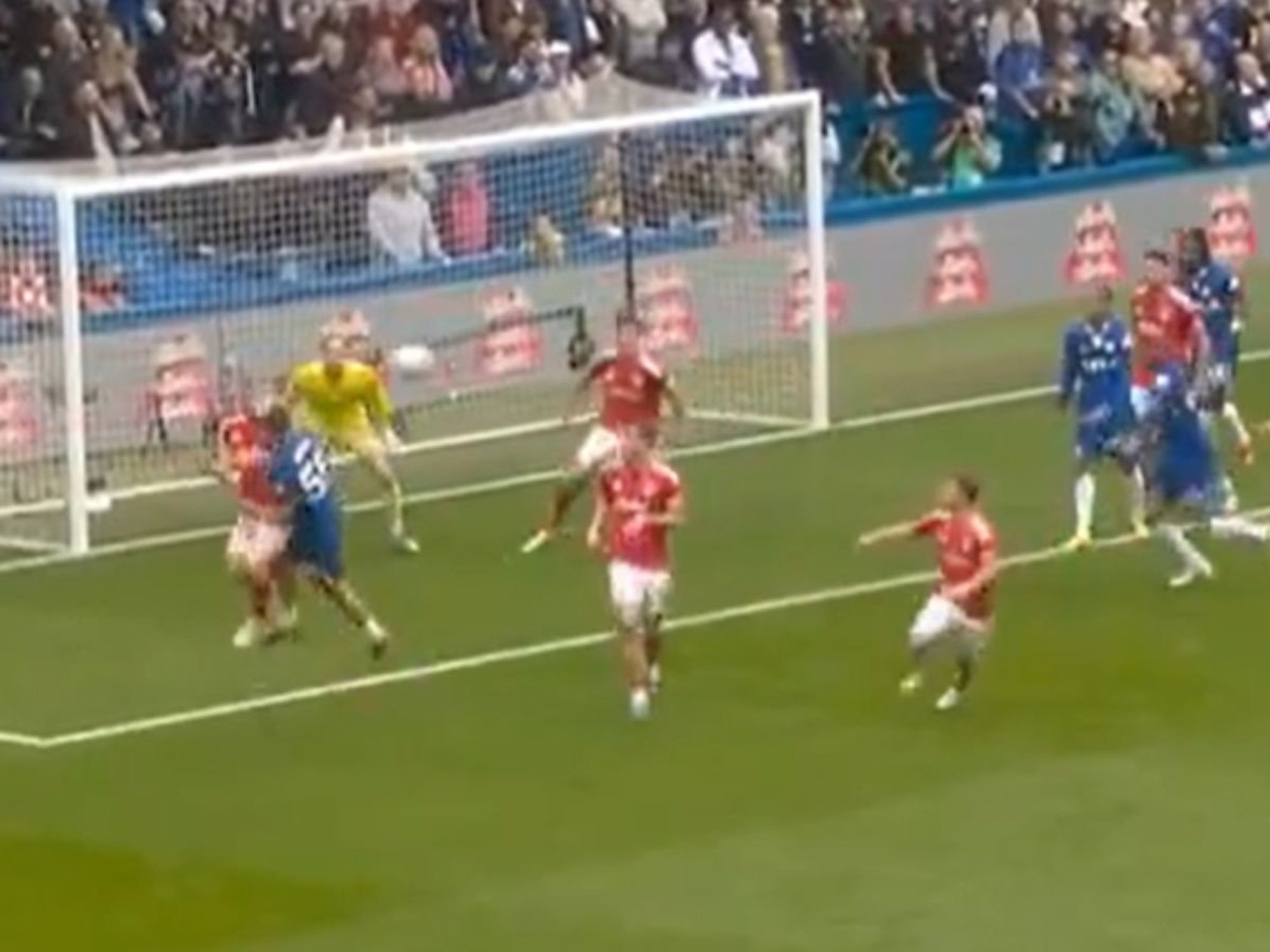 Jesse Derry taken to hospital after sickening head injury in Chelsea and Nottingham Forest match