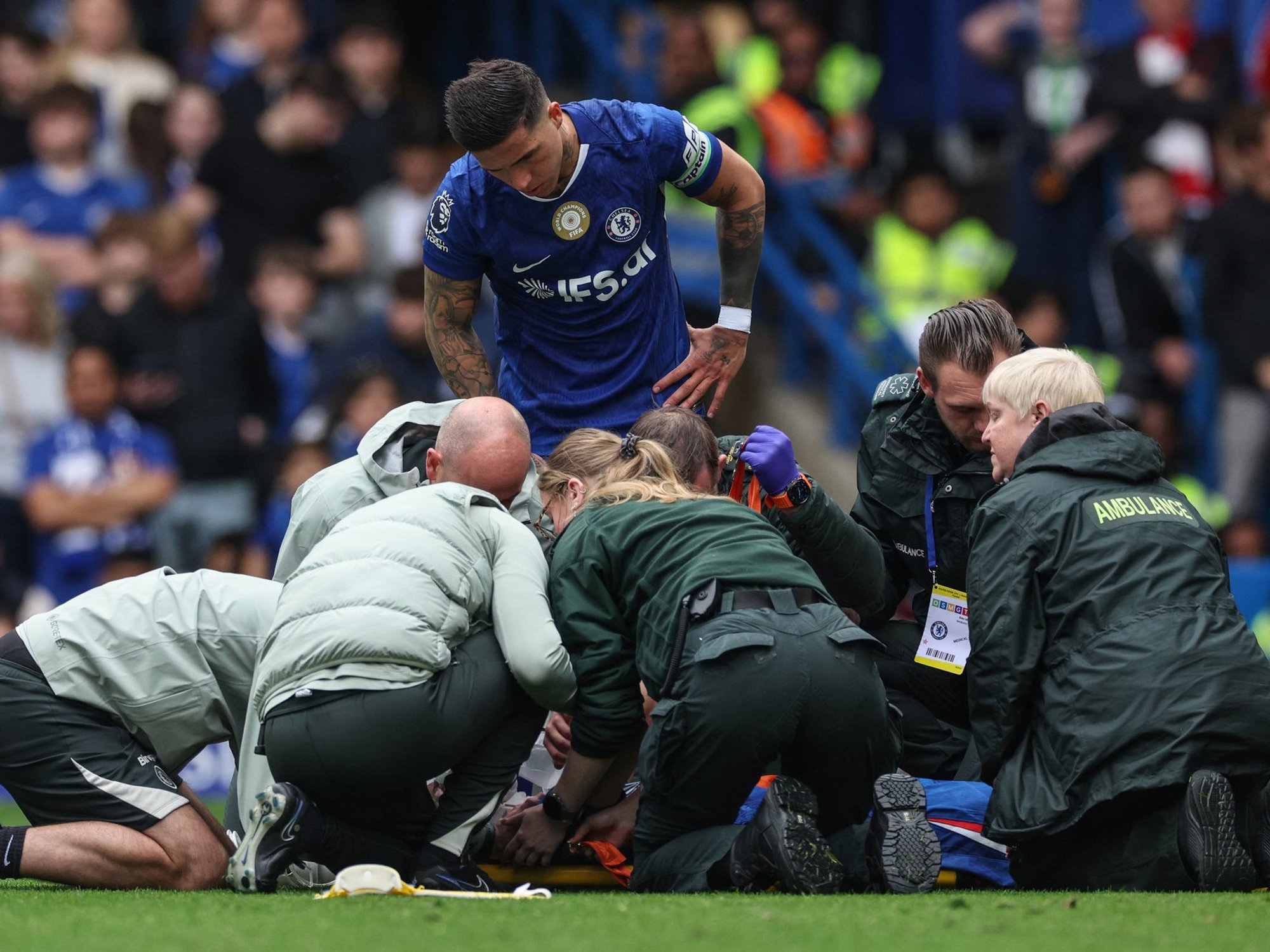 Jesse Derry health update provided by Chelsea immediately after scary head injury in Nottingham F...