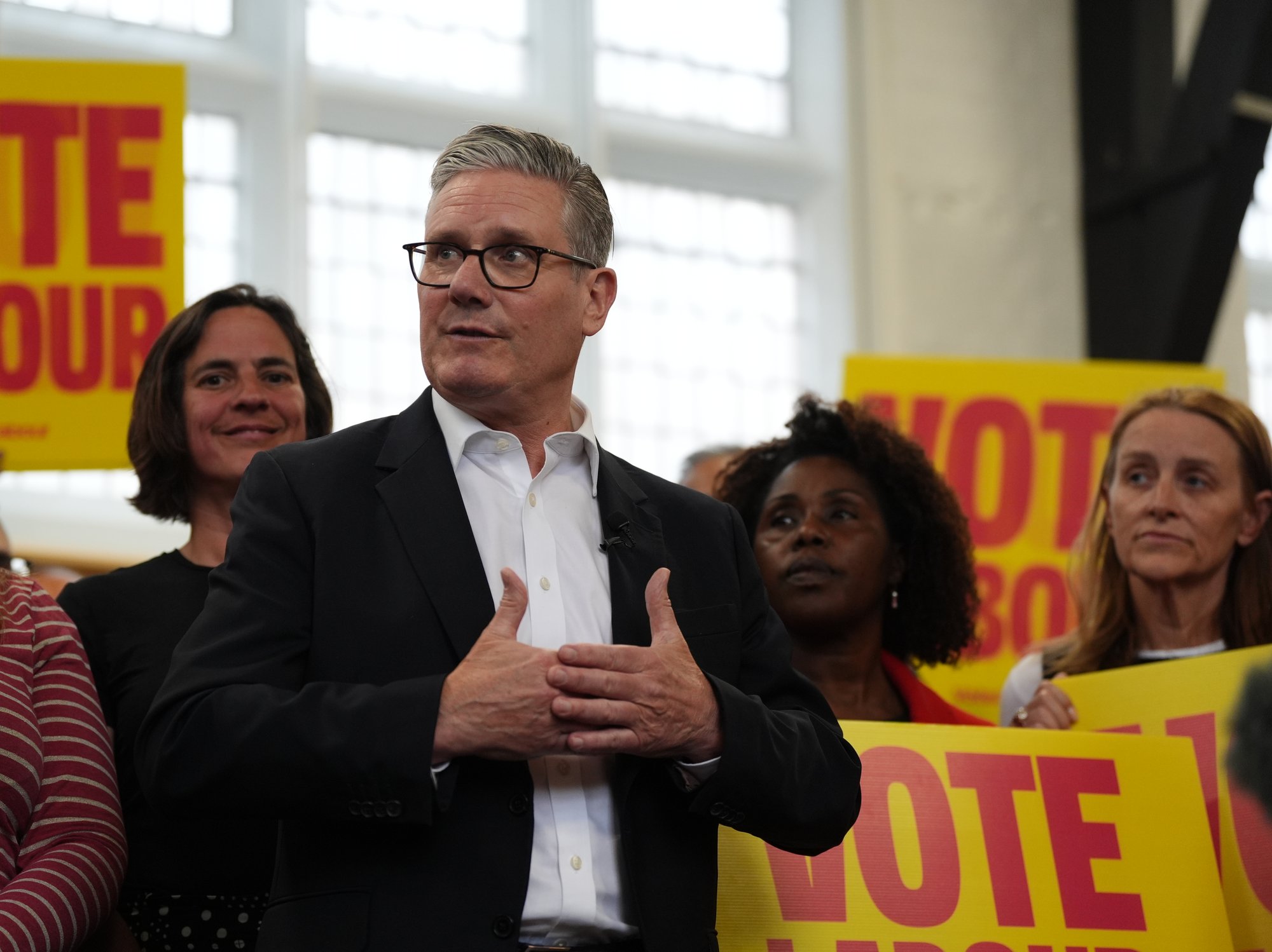 Keir Starmer concedes Labour is facing a 'challenge' ahead of local elections but has faith in 'f...