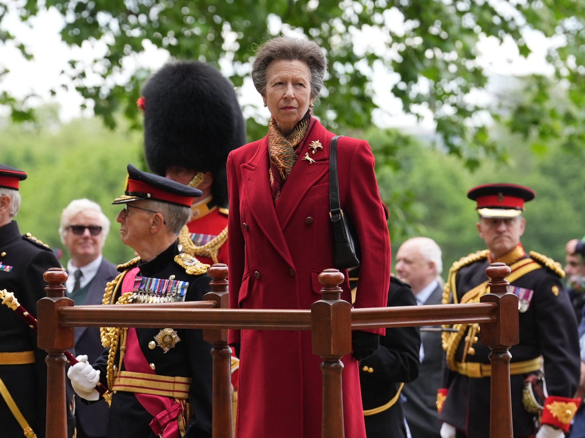 Princess Anne attends ceremony to celebrate three-year anniversary of King Charles's Coronation