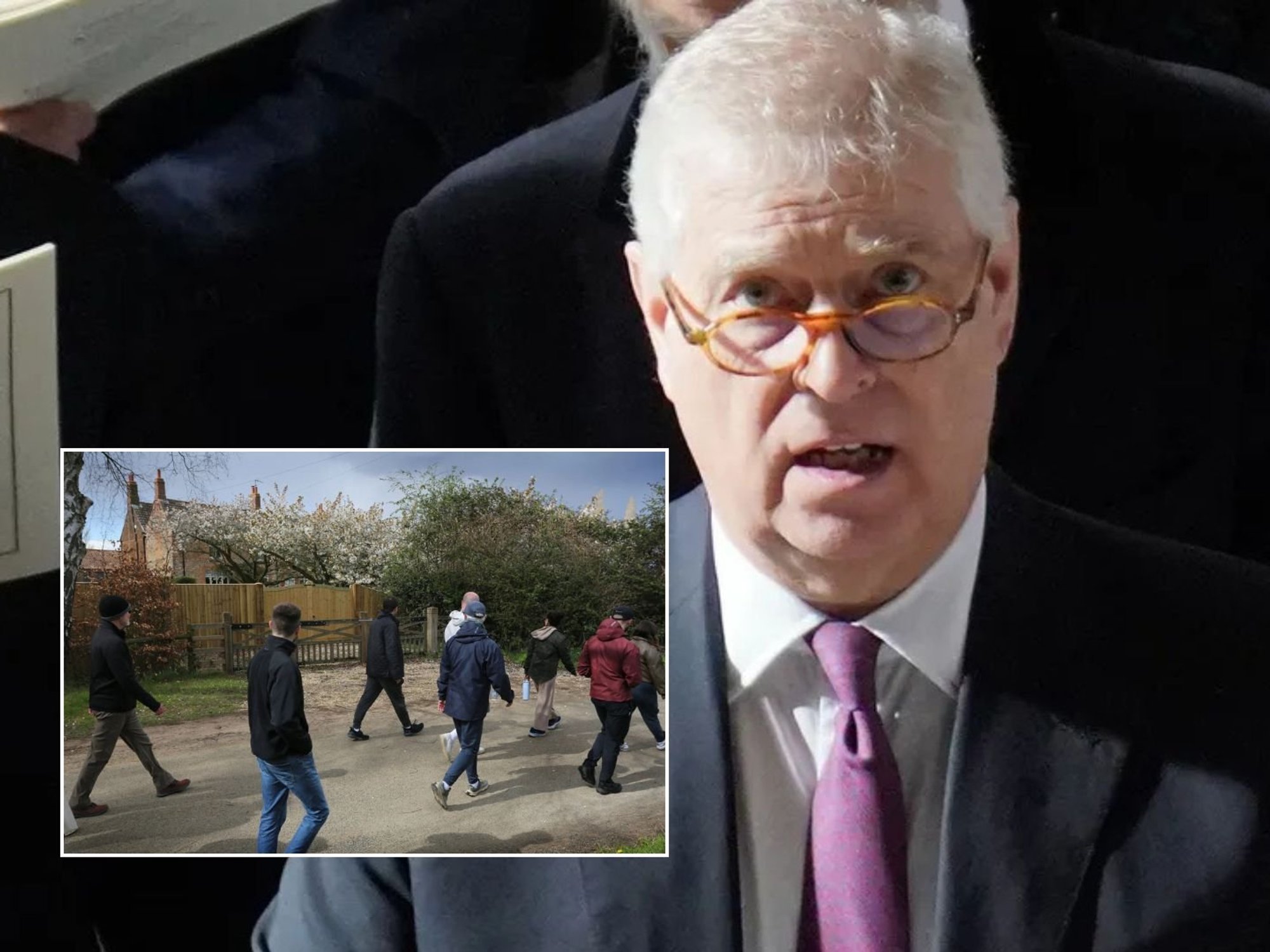 Balaclava-clad man arrested after confronting Andrew Mountbatten-Windsor