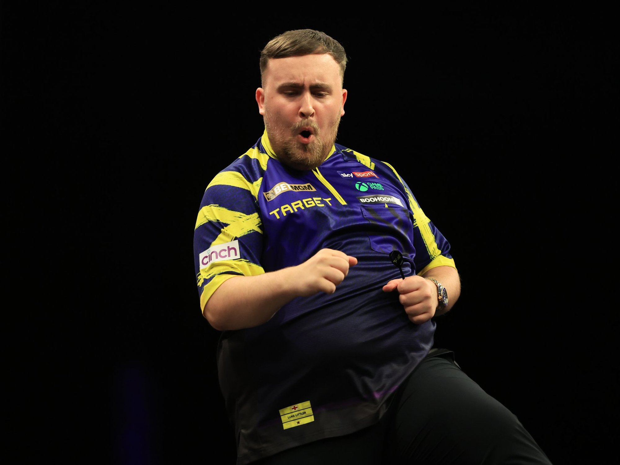 Luke Littler makes Luke Humphries admission after equalling own record in Leeds Premier League win