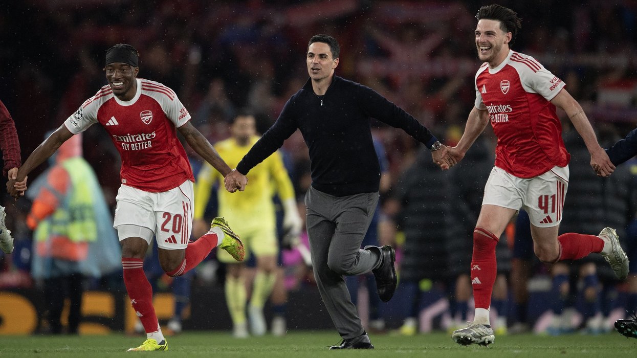 Former Arsenal star hits back at celebration police amid Premier League and Champions League pursuits
