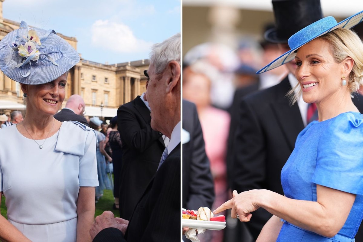 Zara Tindall and Sophie join Catherine and Prince William at Buckingham Palace garden party