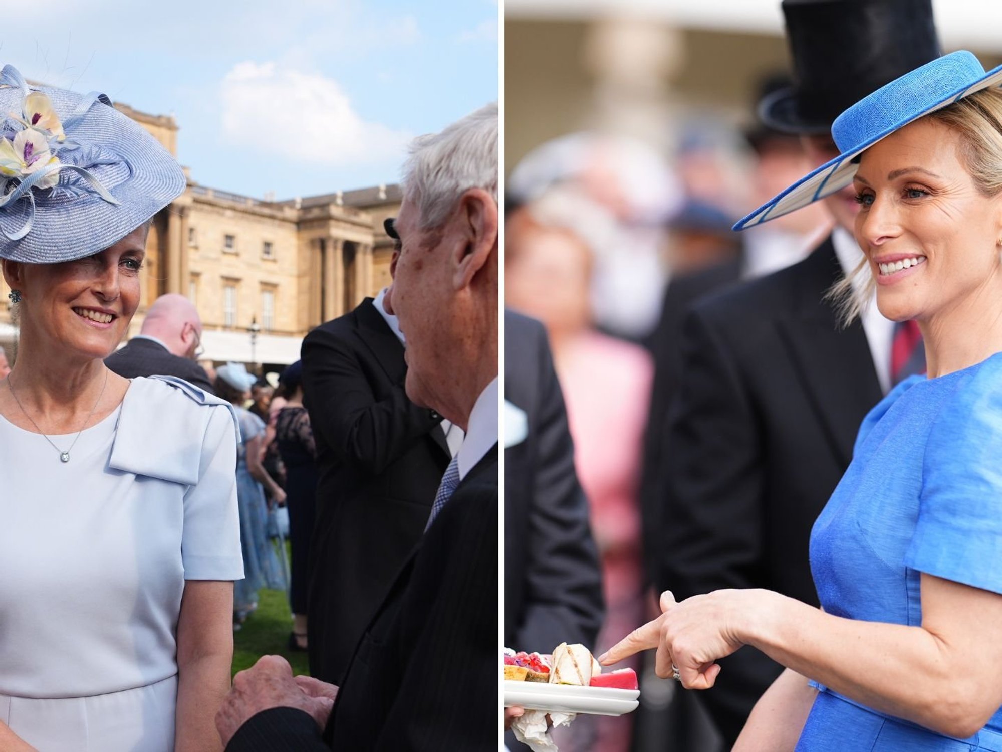 Zara Tindall and Sophie join Catherine and Prince William at Buckingham Palace garden party