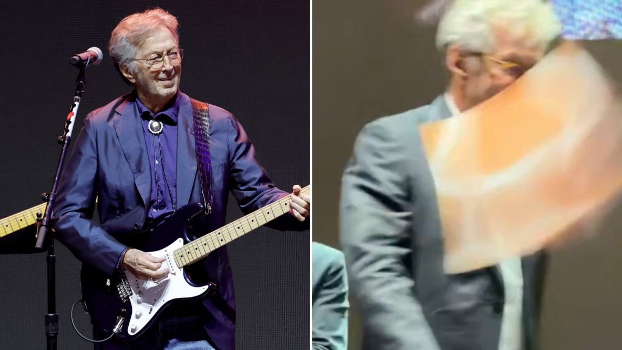 Eric Clapton forced to end show after being struck by object during gig