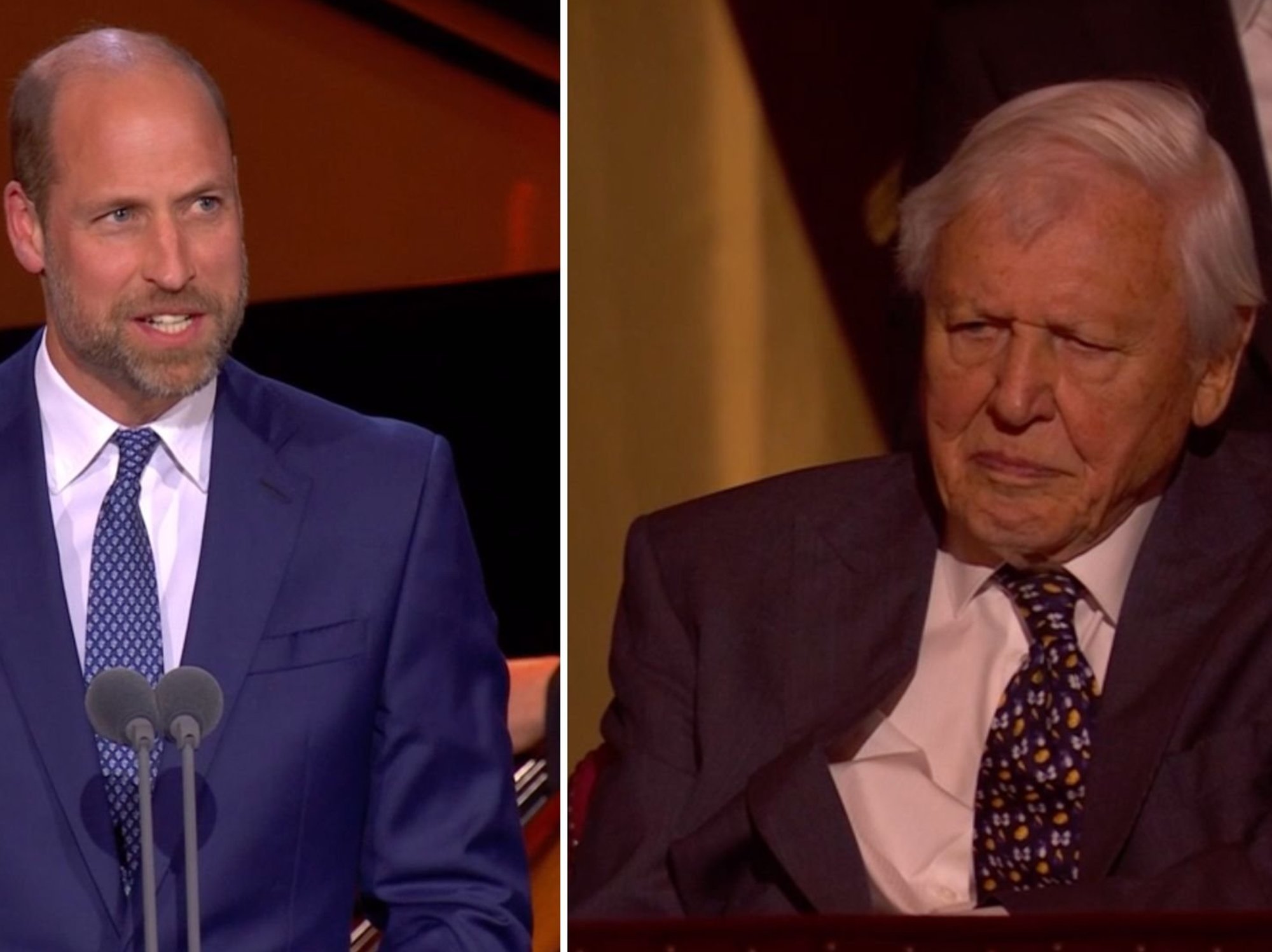 Prince William issues heartfelt speech at Royal Albert Hall for David Attenborough's 100th birthday