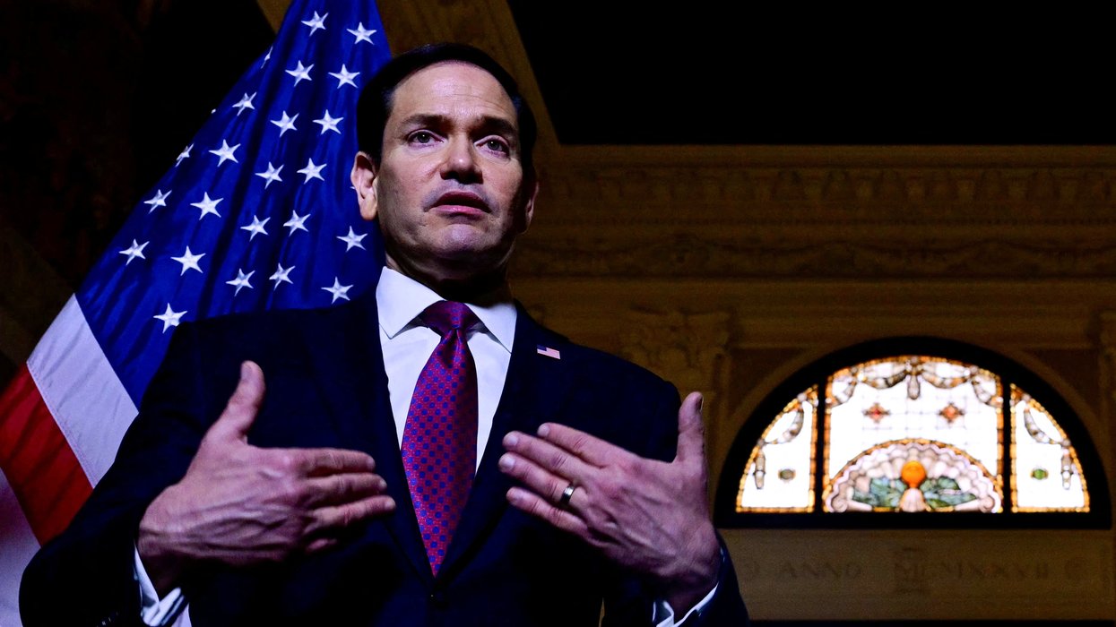 Marco Rubio backs Nato in visit to Italy after Donald Trump considers pulling troops across Europe