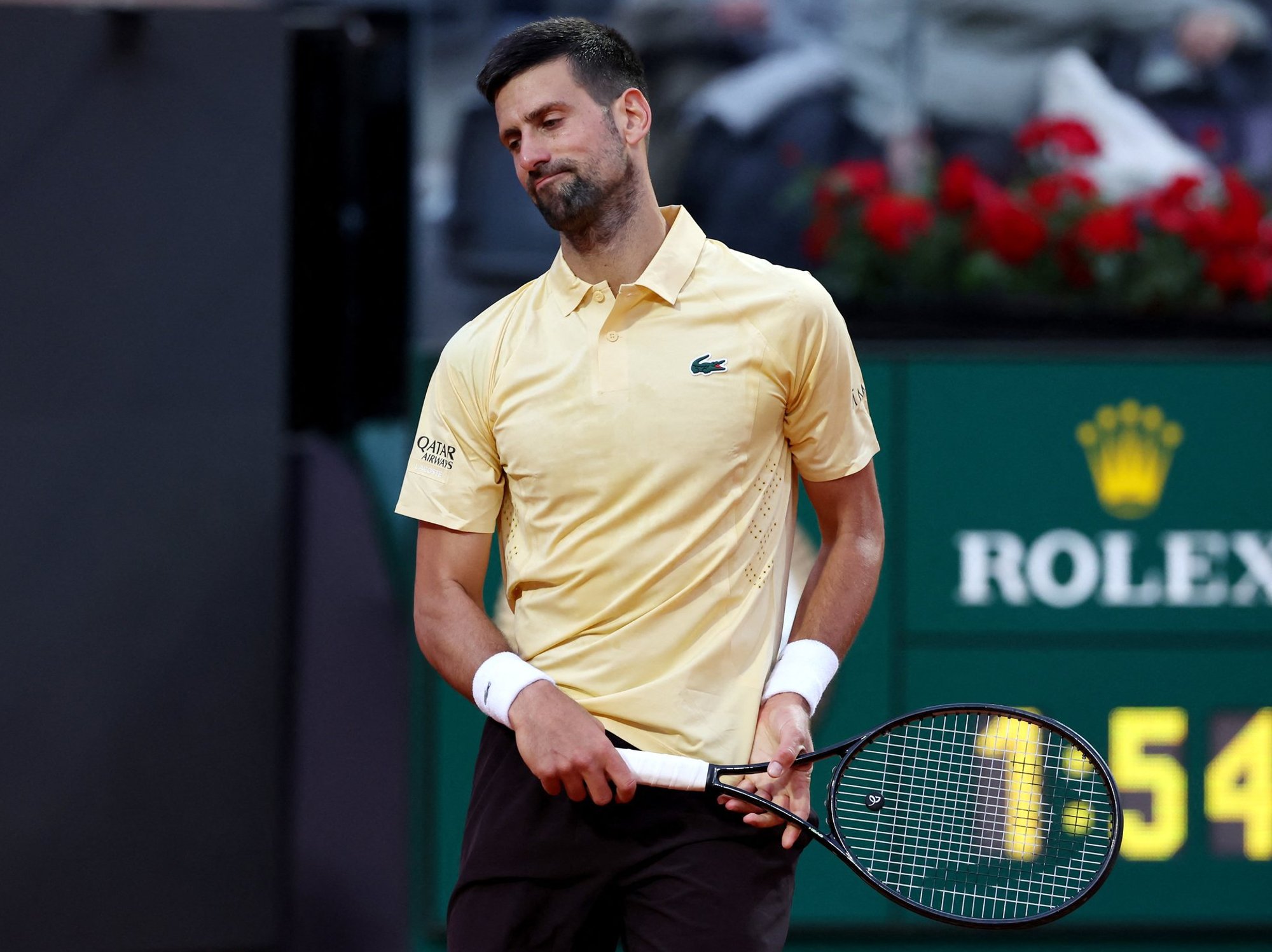 Novak Djokovic makes worrying French Open admission after shock Italy Open defeat