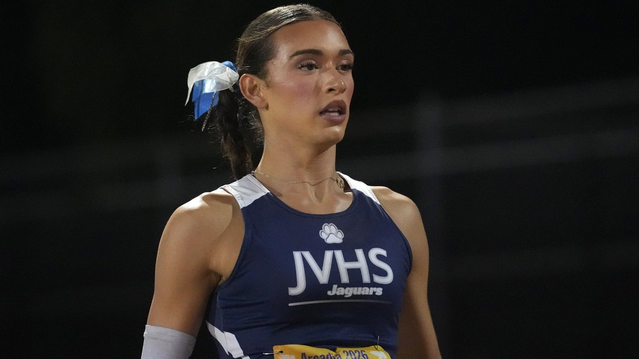 Transgender athlete wins three events as protest erupts at US track meet