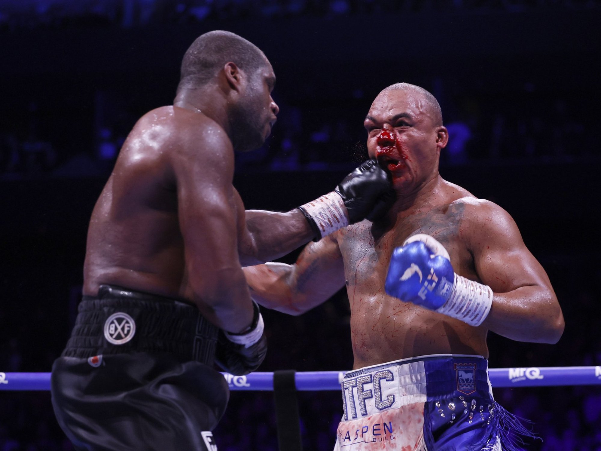 Fabio Wardley's trainer explains decision not to stop Daniel Dubois boxing fight