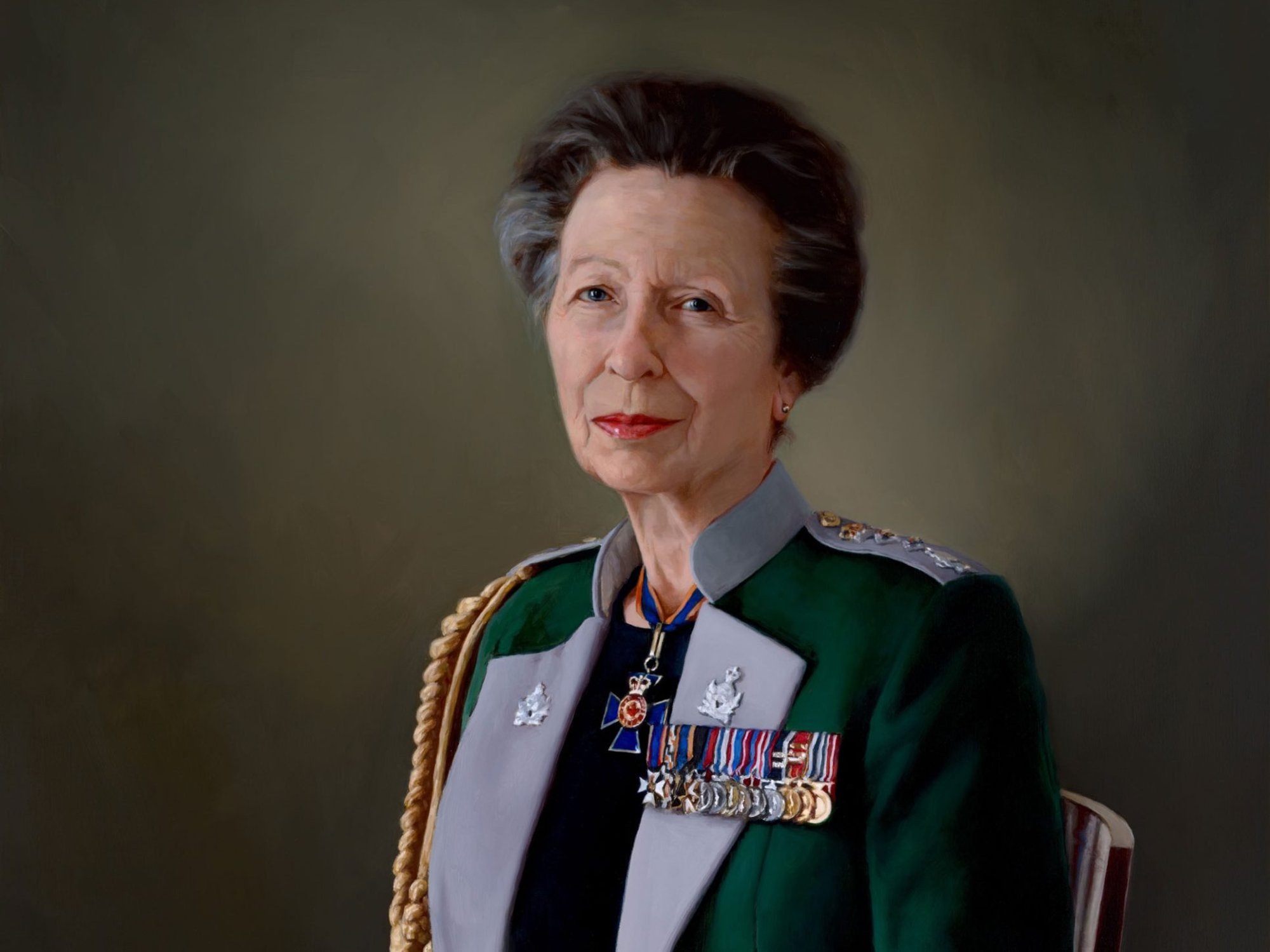 Striking new portrait of Princess Anne unveiled in London