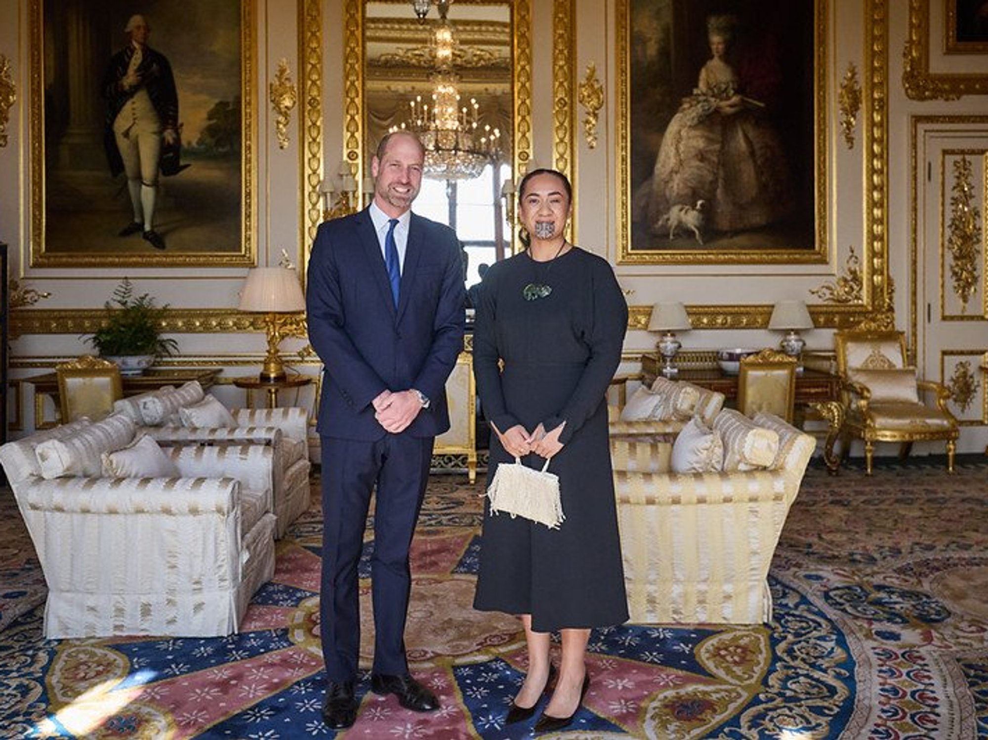 Prince William meets with Māori Queen at Windsor Castle