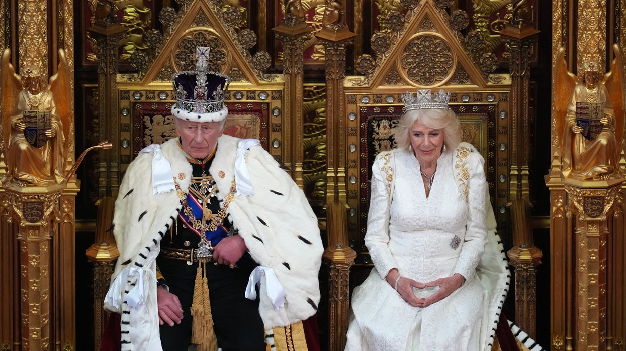 King Charles and Queen Camilla arrive at the House of Lords as monarch delivers King's Speech