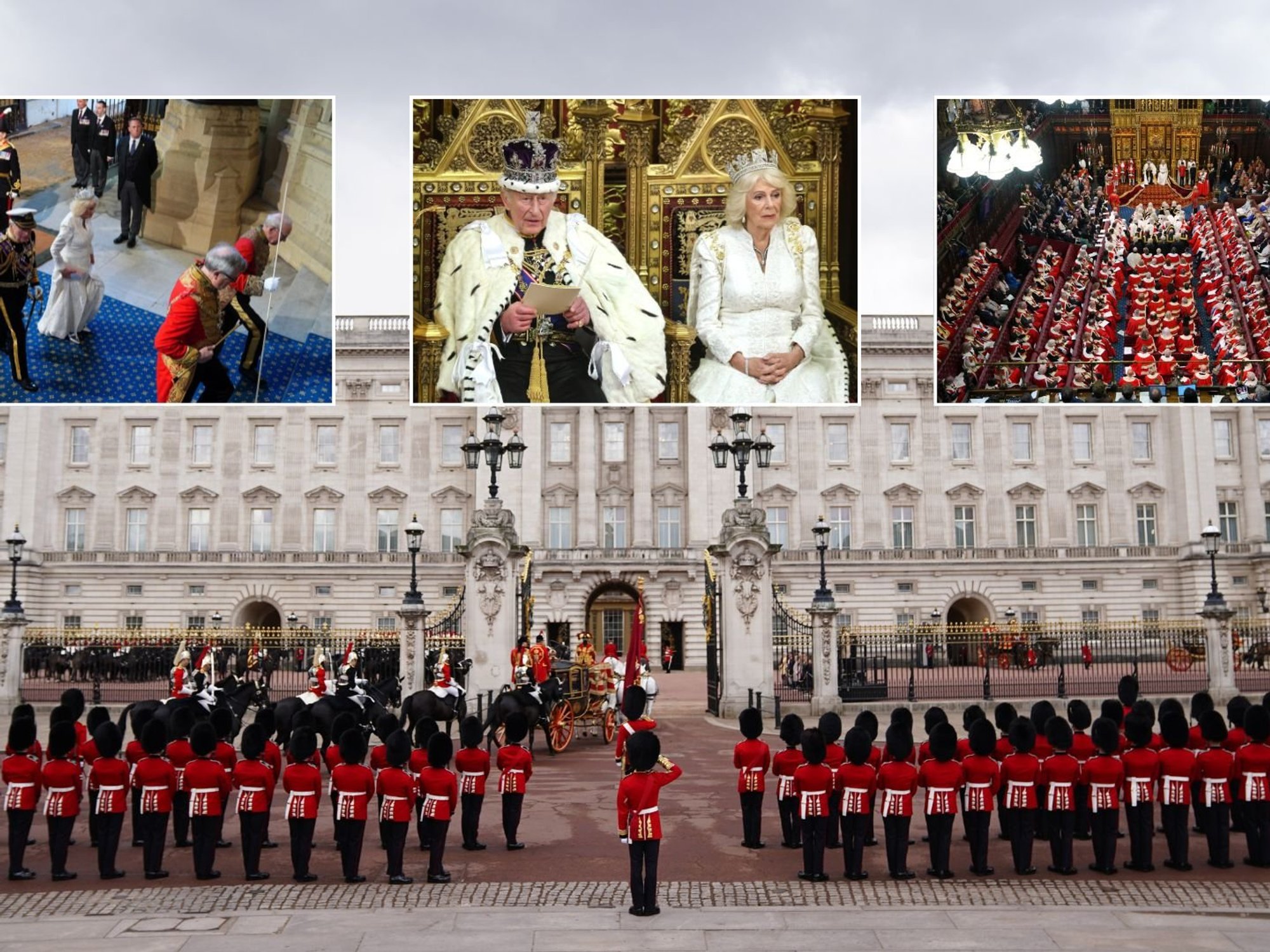 Best pictures as King Charles and Queen Camilla attend State Opening of Parliament