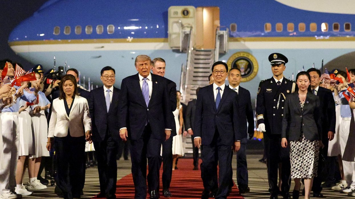 WATCH: Donald Trump arrives in Beijing for ‘cru...