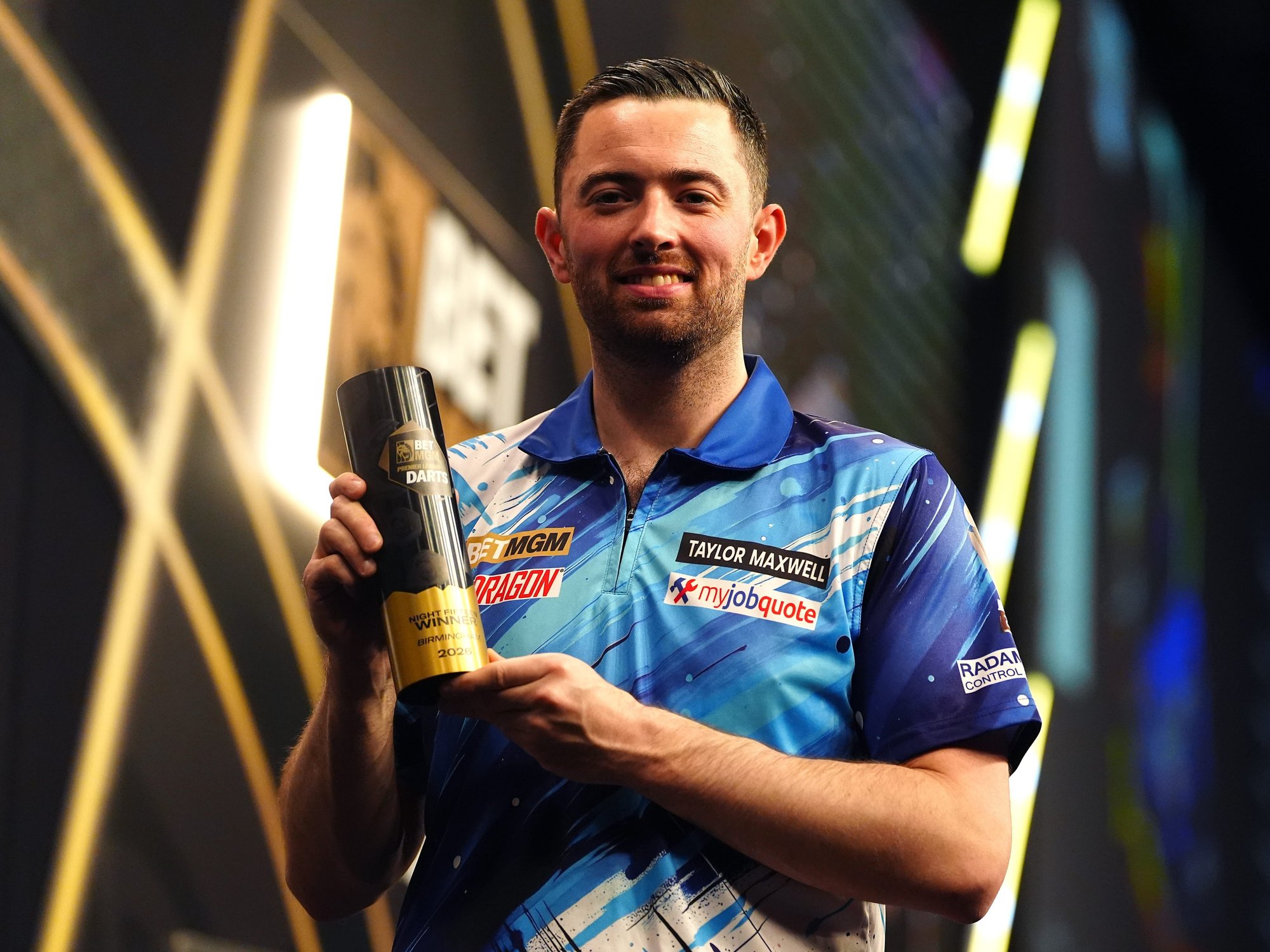 Luke Humphries makes admission about his fiancée after reaching Premier League Finals Night