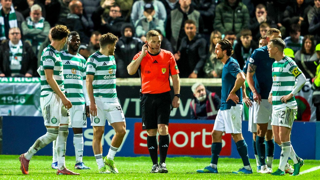 Man, 19, arrested after Scottish referee's personal details leaked following controversial Celtic penalty