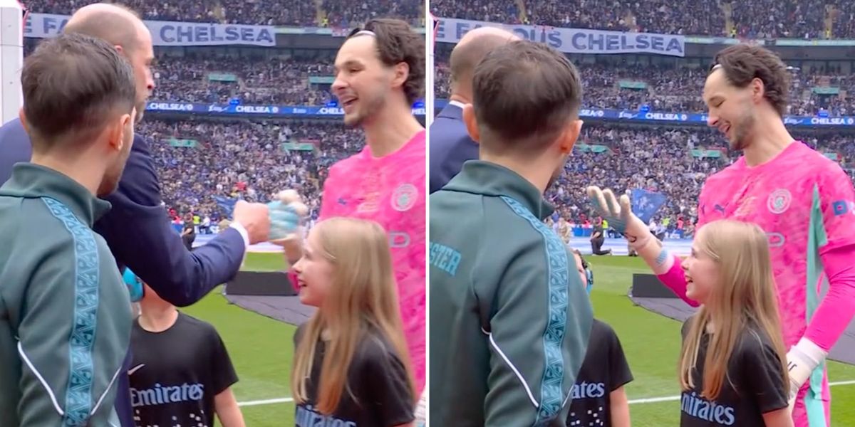 Manchester City star opts against shaking Prince William’s hand during FA Cup final Manchester City star opts against shaking Prince William’s hand during FA Cup final