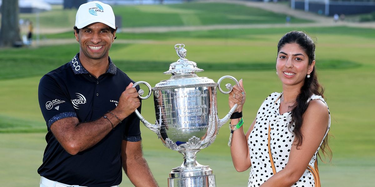 Aaron Rai makes emotional admission about wife after sensational PGA Championship win Aaron Rai makes emotional admission about wife after sensational PGA Championship win
