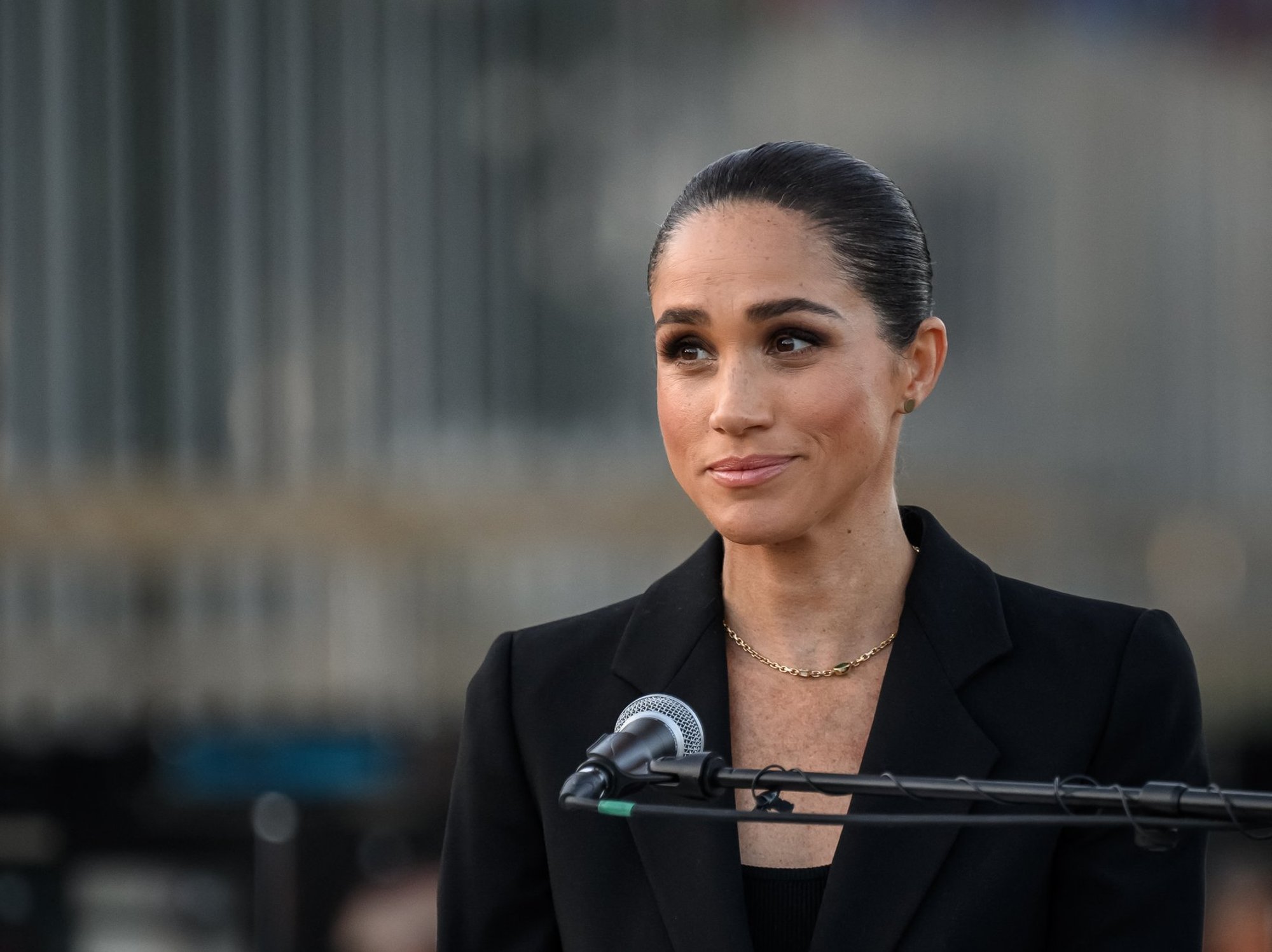 Meghan Markle issues stark warning during memorial event in Switzerland