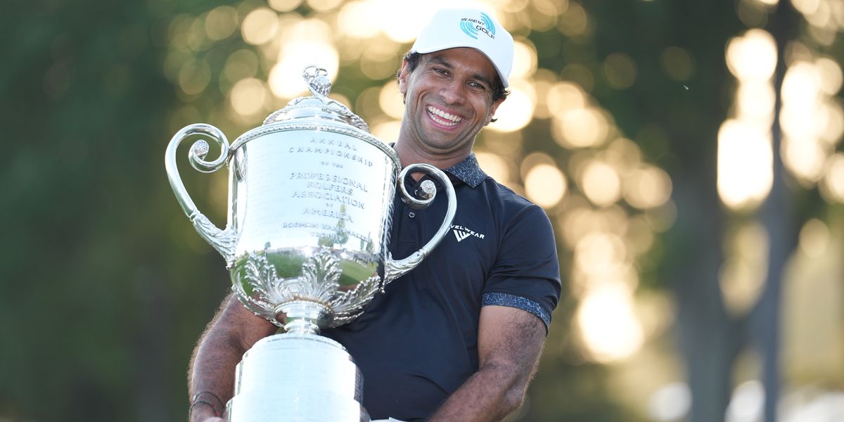 Aaron Rai reveals first purchase after winning £2.7m at PGA Championship Aaron Rai reveals first purchase after winning £2.7m at PGA Championship