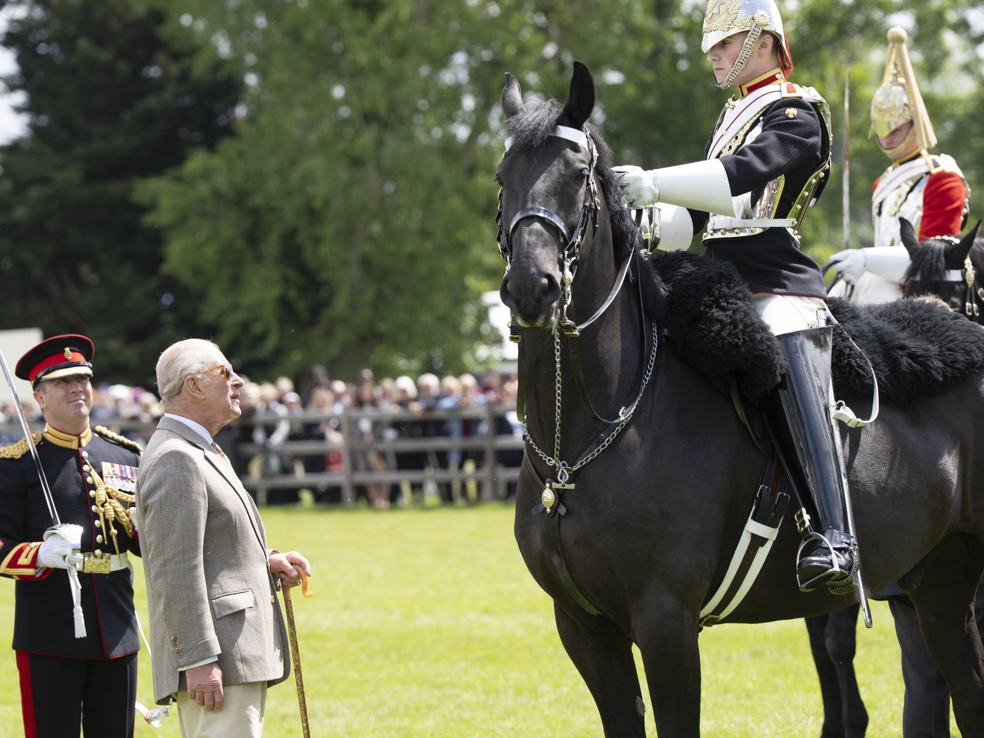 Parents of soldier who died moments after performing in front of King issue tributes to their daughter