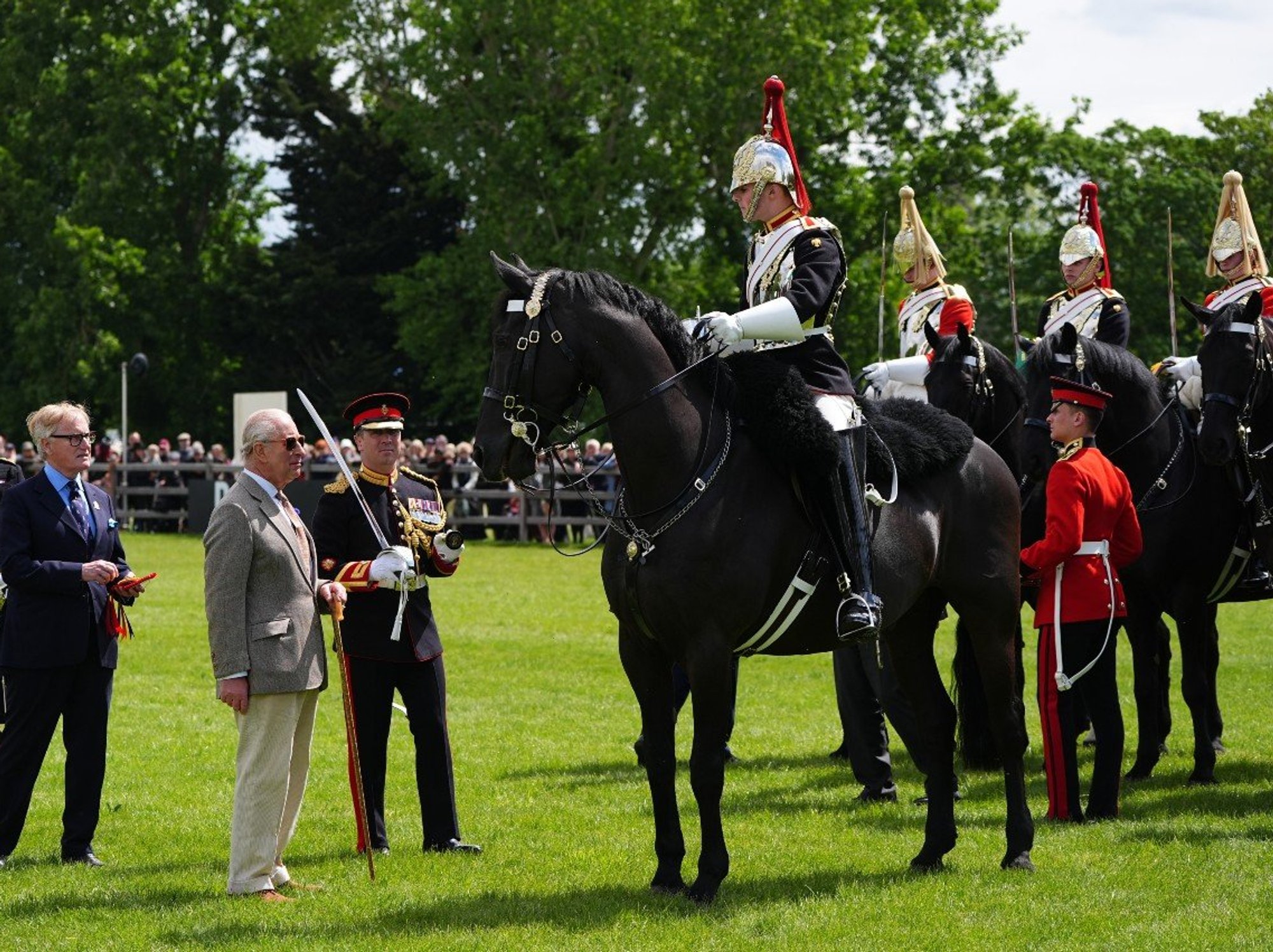 Parents of soldier who died moments after performing in front of King issue tributes to their daughter