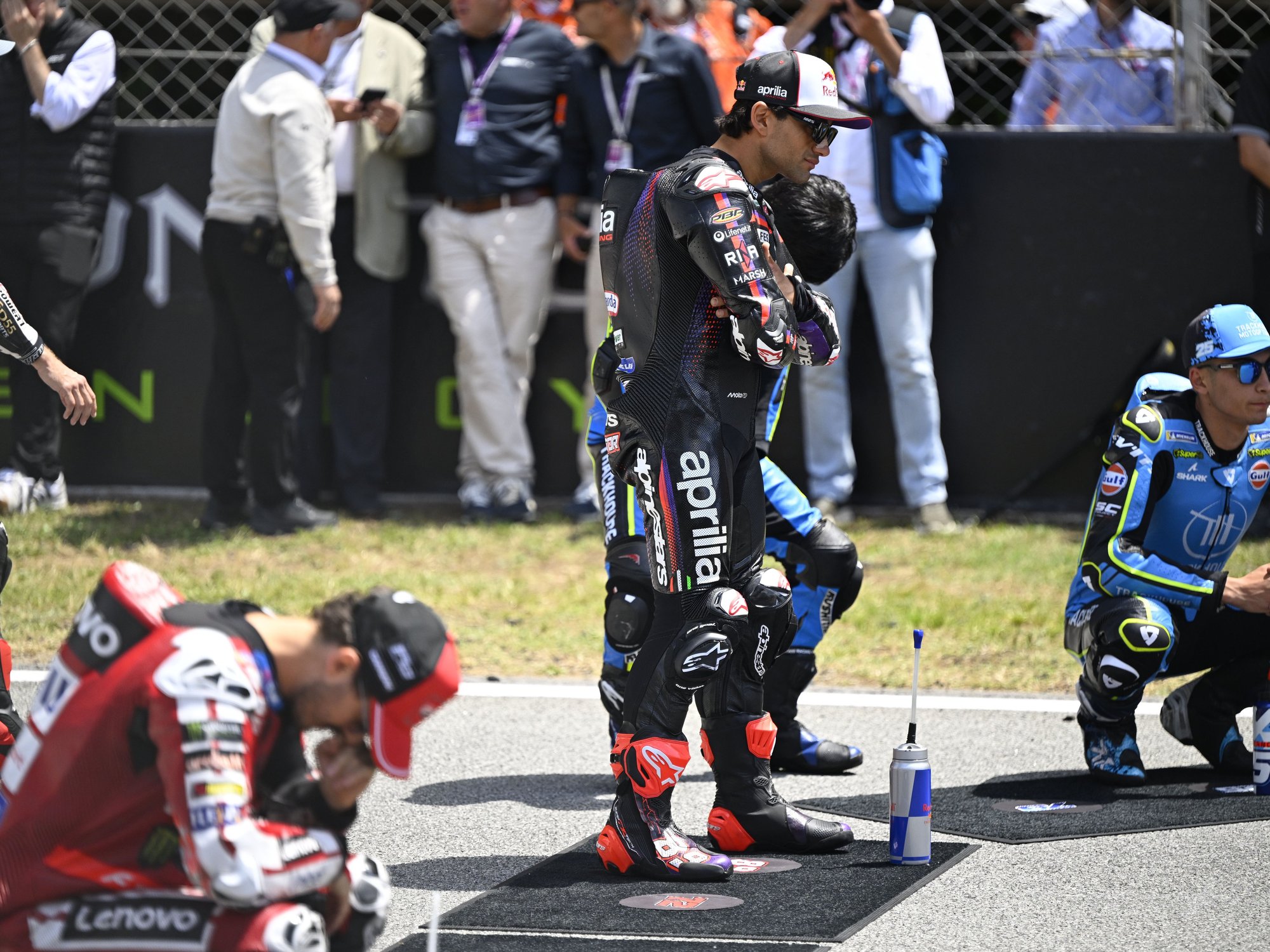 MotoGP champion rushed to hospital in ANOTHER crash at Catalunya Grand Prix