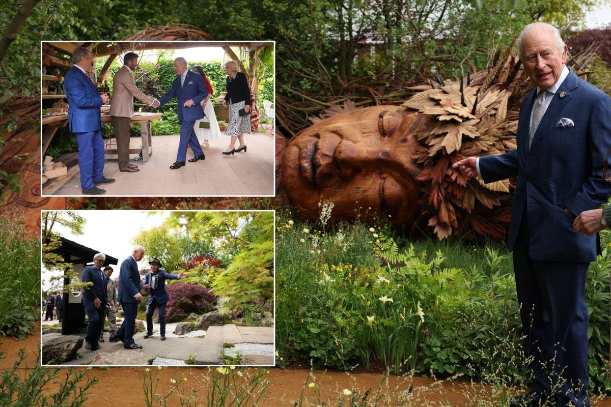 King Charles III and Queen Camilla attend Chelsea Flower Show