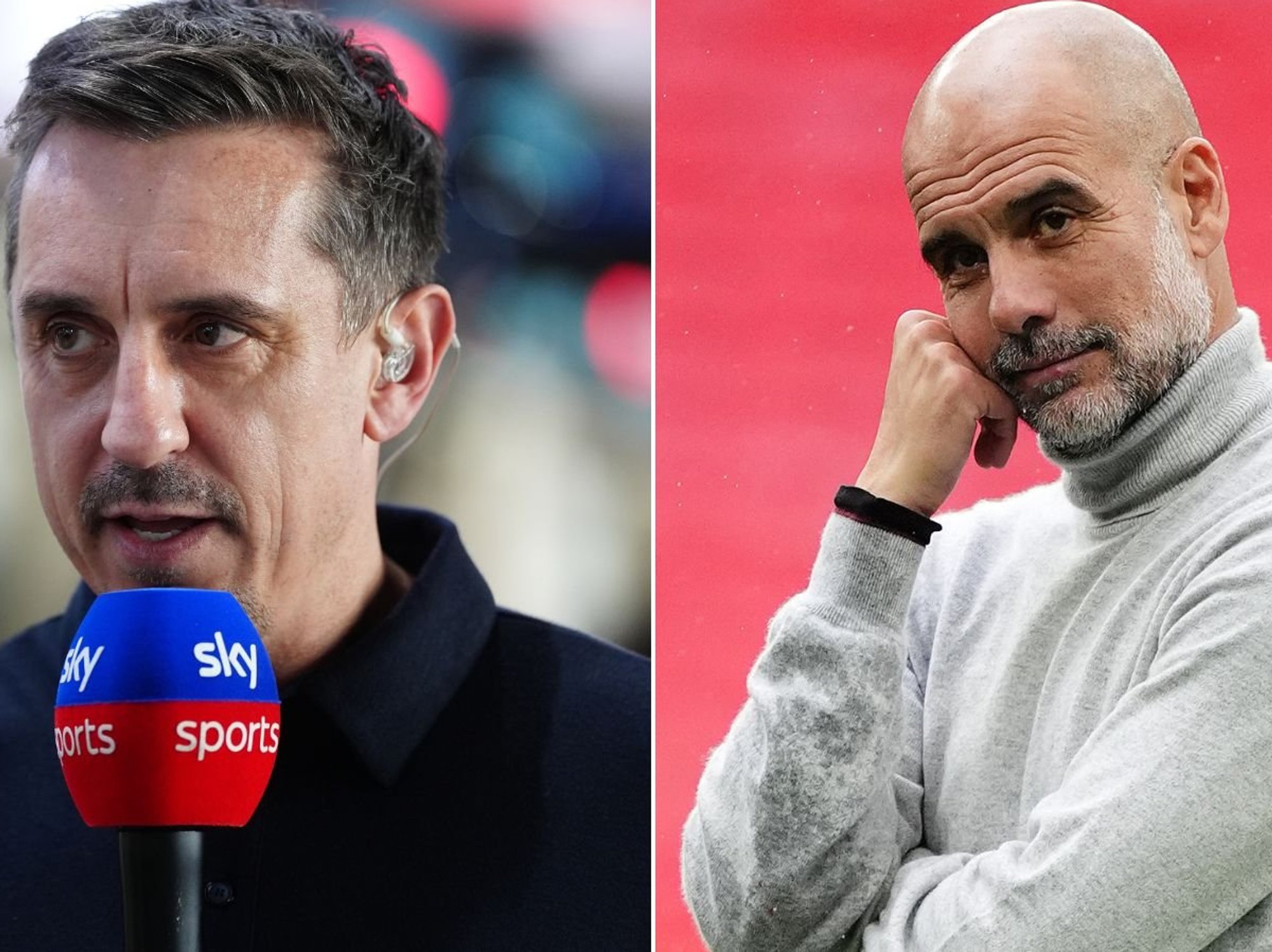 Gary Neville stunned as Pep Guardiola exit news leaves Man City 'extremely disappointed'