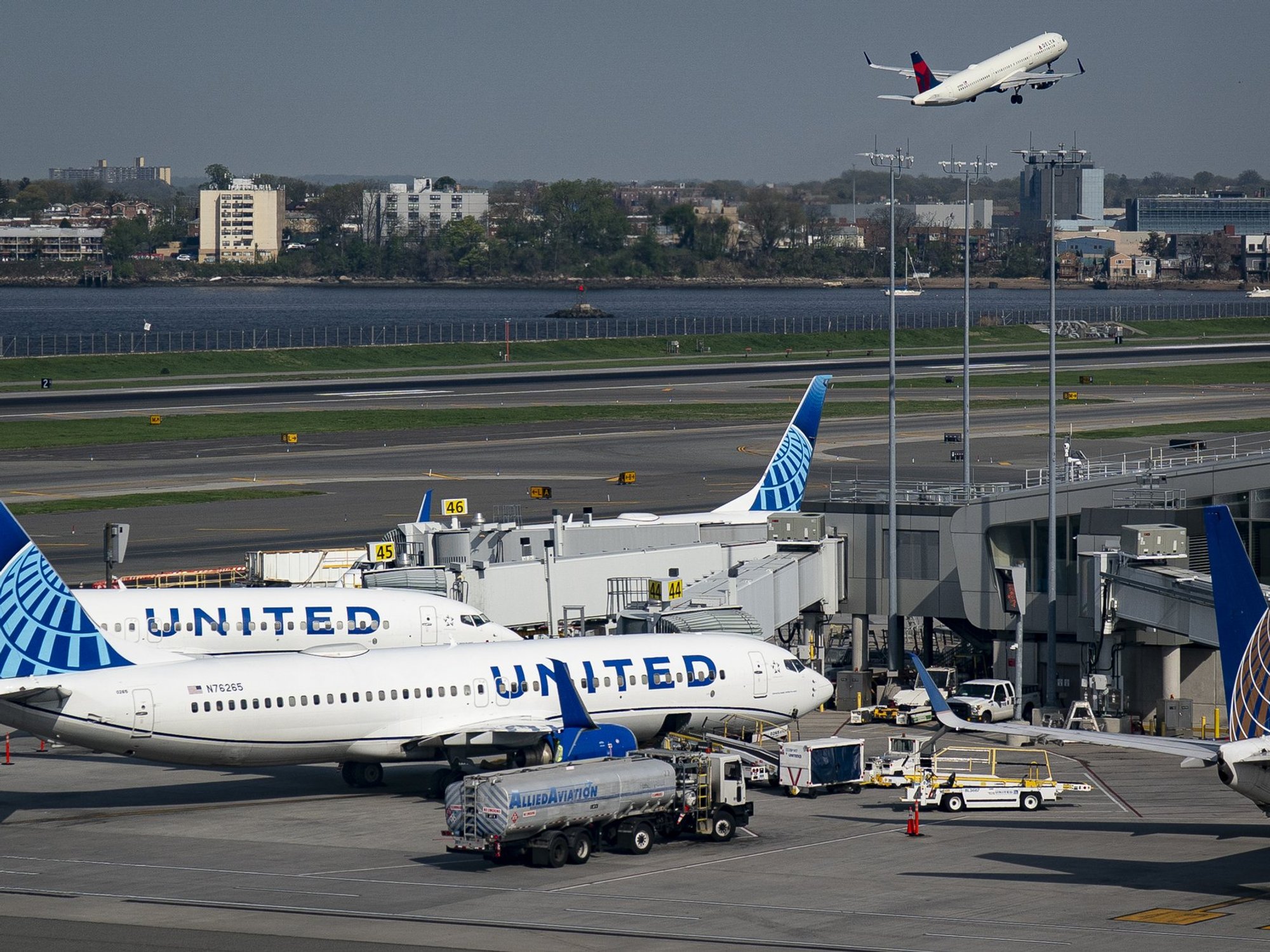 New York airport shuts runway as emergency crews scramble to fix sinkhole