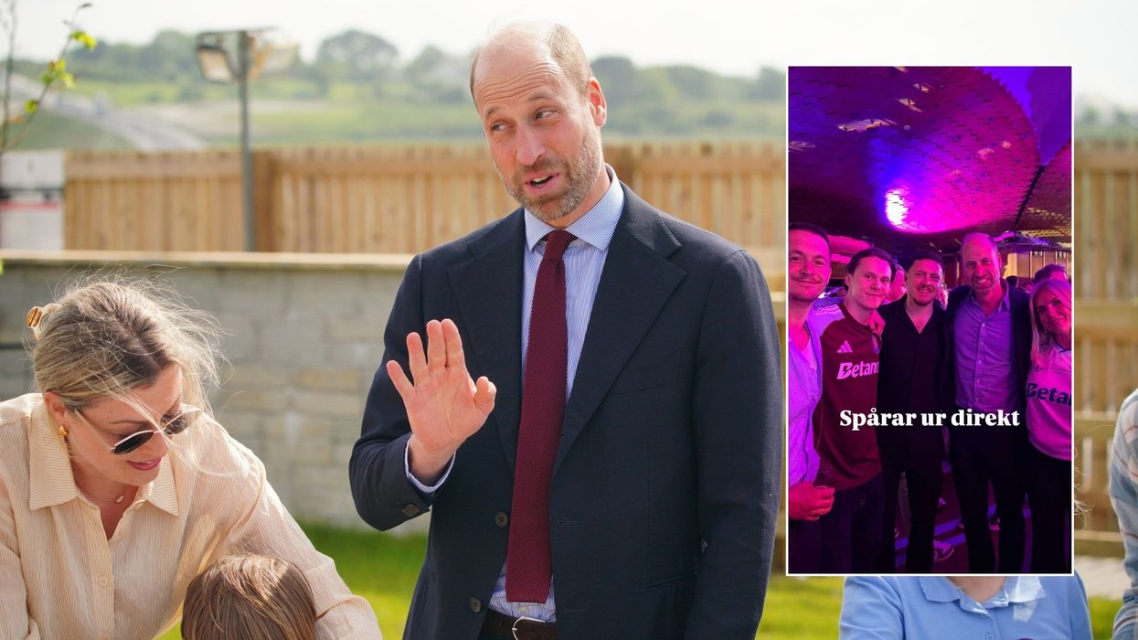 Prince William 'lost his voice' following night celebrating Aston Villa triumph