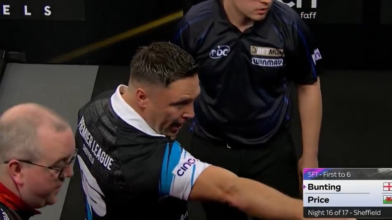 Gerwyn Price halts Premier League night to throw rowdy fan out in Sheffield