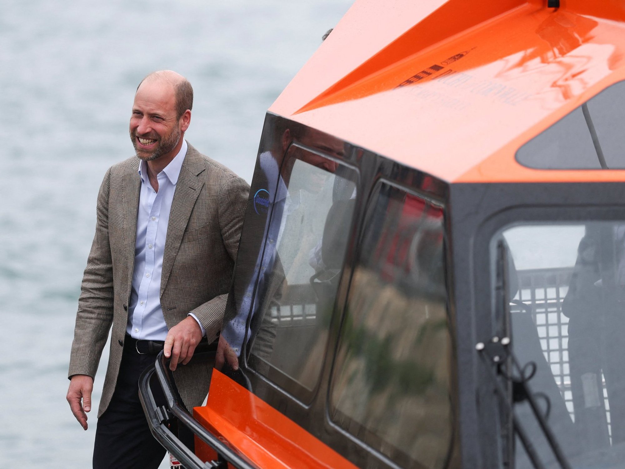 Prince William travels to the Isles of Scilly by boat for royal engagement