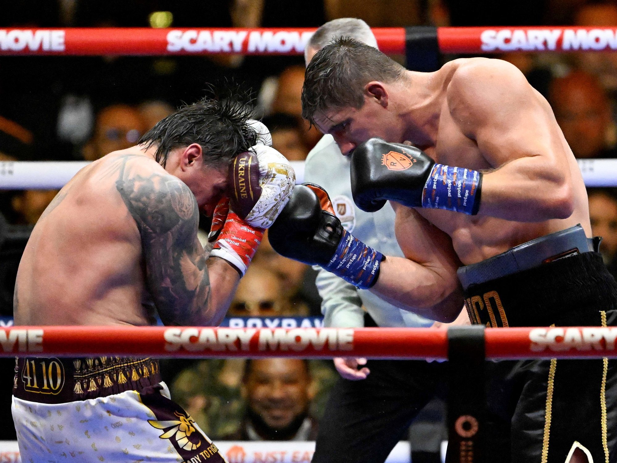 Anthony Joshua gives emphatic verdict after dramatic stoppage of Rico Verhoeven and Oleksandr Usyk fight