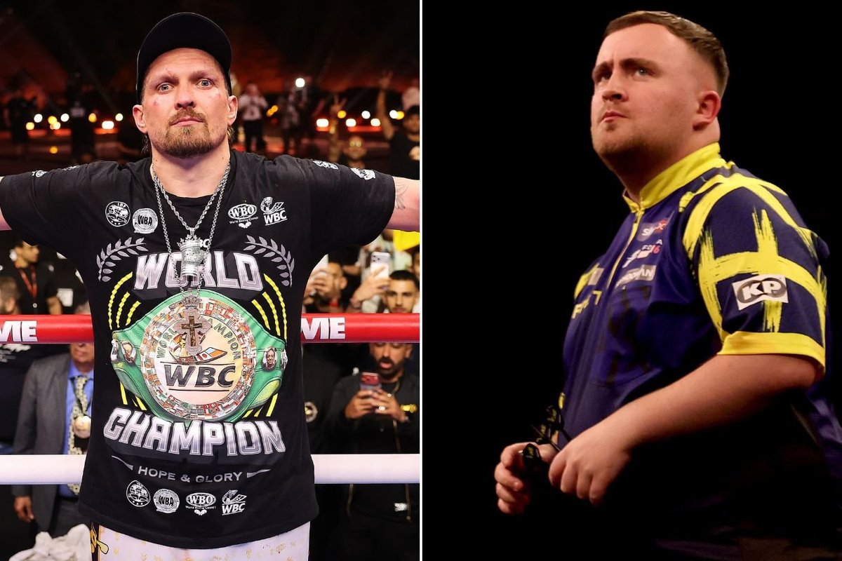 Luke Littler left appalled by Oleksandr Usyk controversy as boxing branded 'gone'