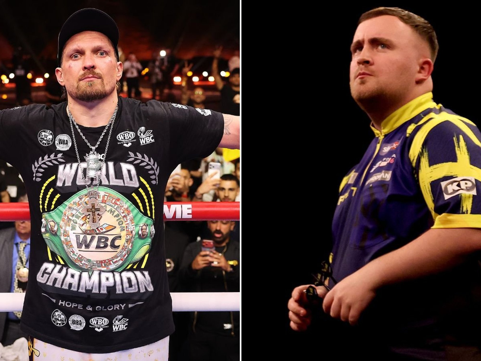 Luke Littler left appalled by Oleksandr Usyk controversy as boxing branded 'gone'