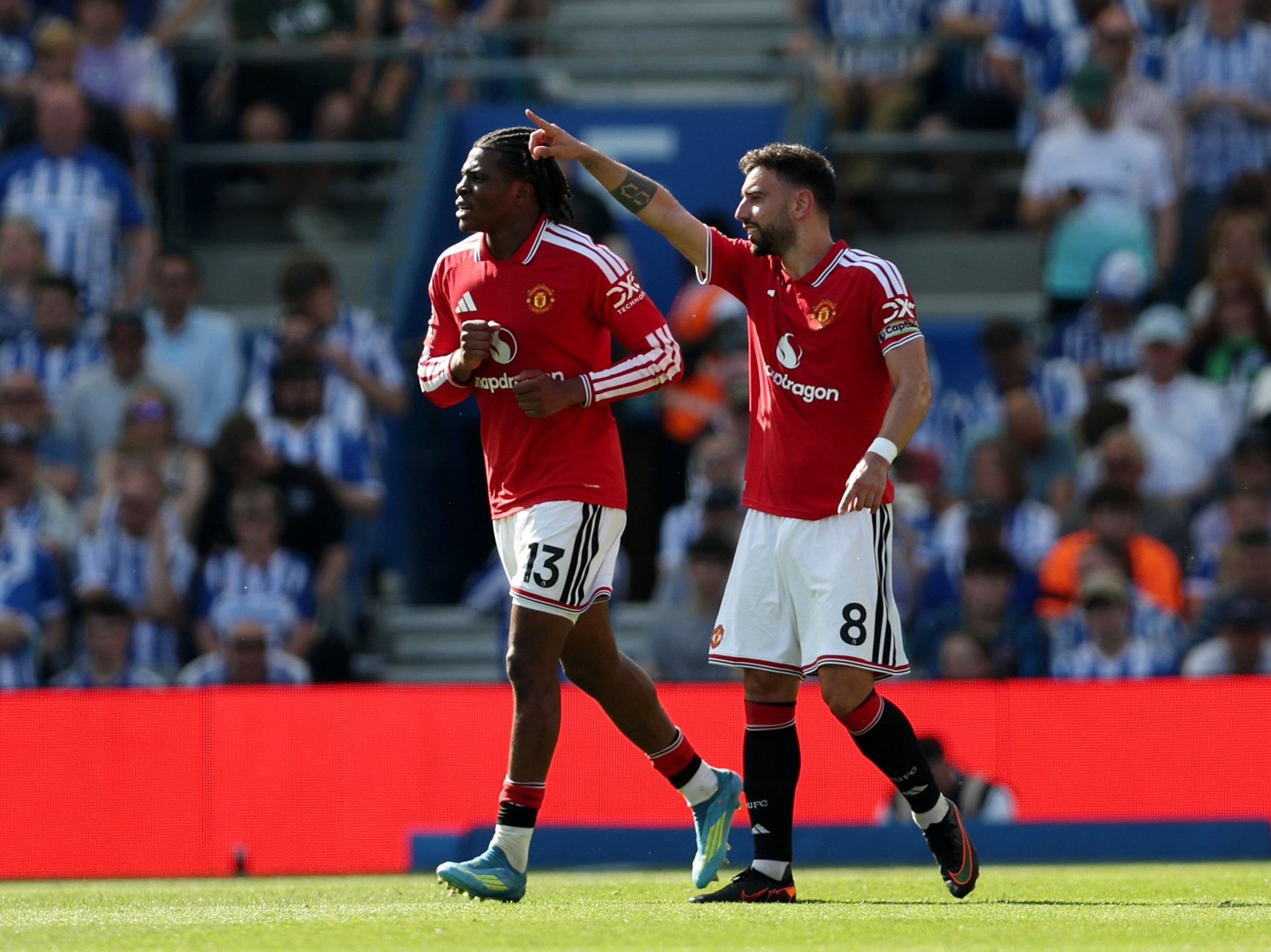 Bruno Fernandes gets record 21st assist in Man Utd clash with Brighton