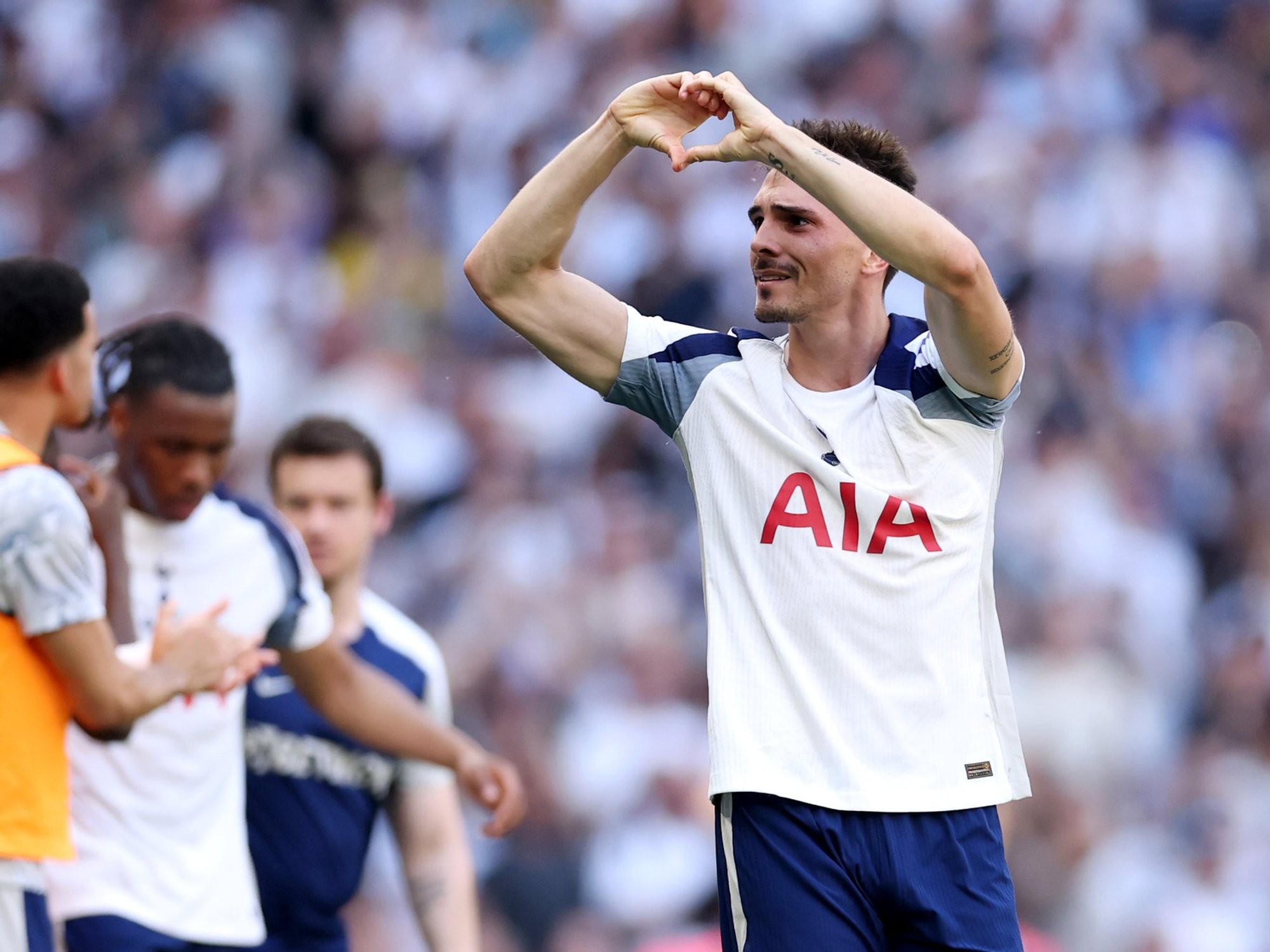 Tottenham star bursts into tears after scoring huge goal in Everton match