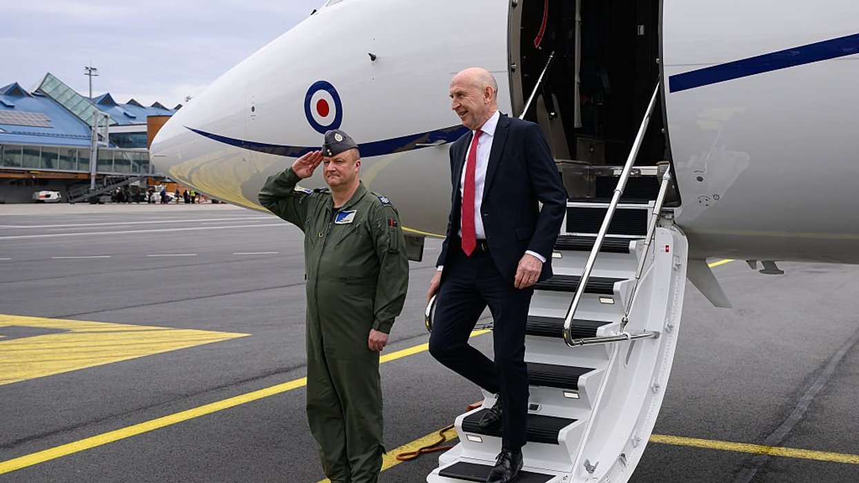 RAF jet carrying Defence Secretary jammed by 'electronic attack' near Russian border